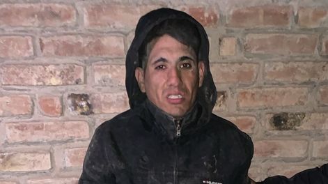 Franco Daniel Argüello Herrera, integrante de la banda Los cordobeses detenido. Imagen de su arresto en Flagrancia a la que pudo acceder DIARIO DE CUYO.
