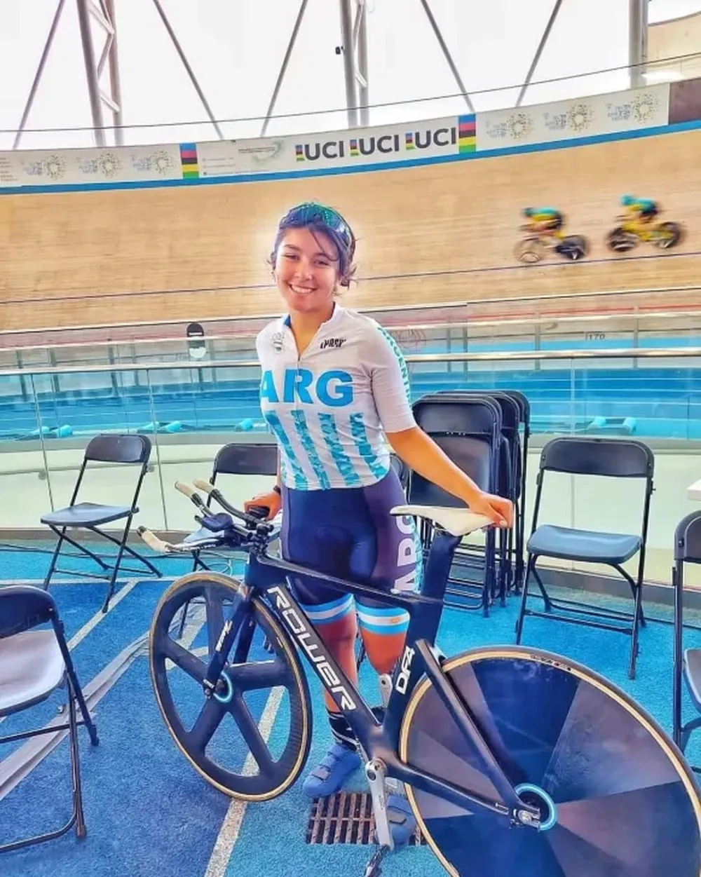 Abril Capdevila debutó en el Mundial de pista con un décimo puesto