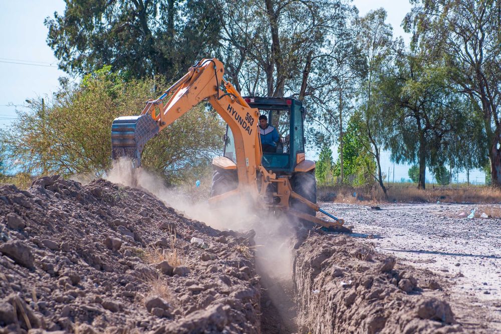 El municipio de Rivadavia realiza obras para mitigar las posibles consecuencias de El Niño.