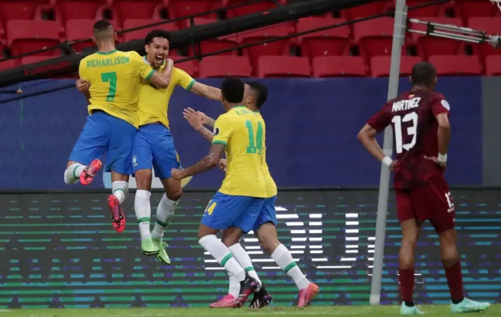 Brasil no tuvo piedad con Venezuela