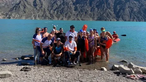 Sirur Maluf, el joven tetrapléjico que nadó en Punta Negra para dejar su enseñanza