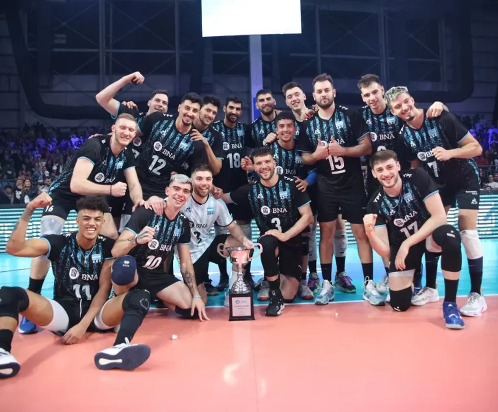 La selección argentina, con los sanjuaninos, afronta la VNL