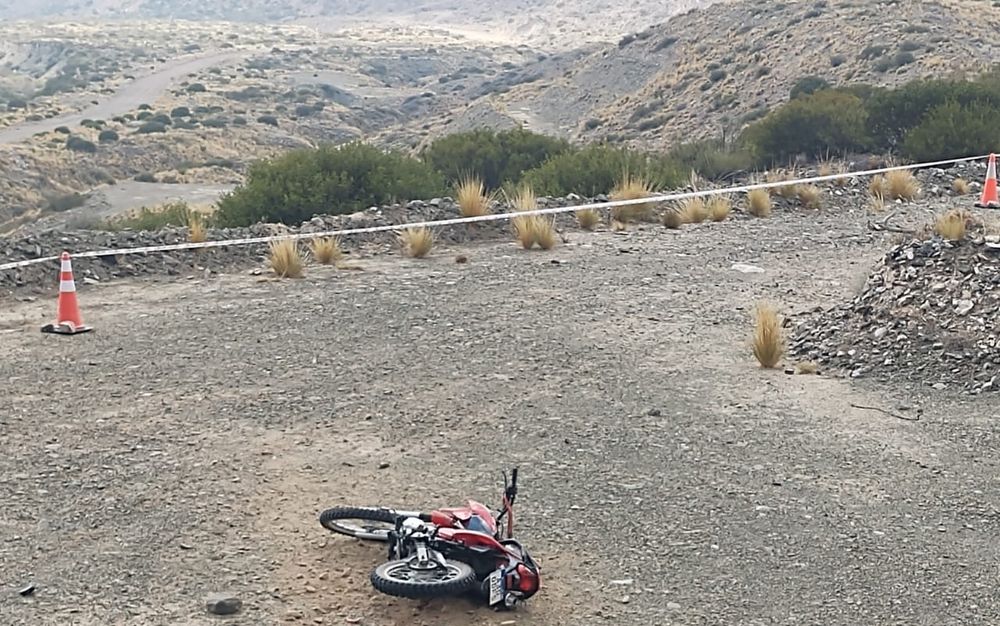Identificaron al motociclista hallado muerto en Ullum