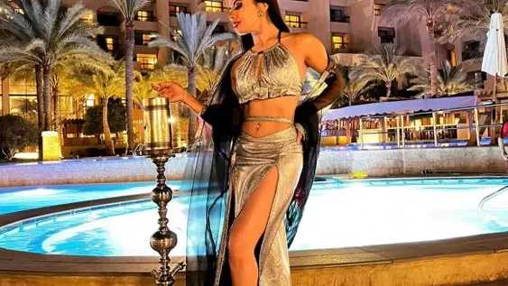 La bailarina sanjuanina que se luce en Oriente