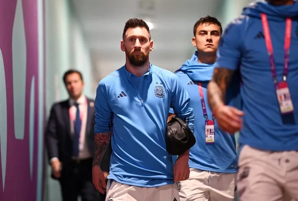 Argentina llegó al estadio Lusail con los bolsos cargados de ilusiones