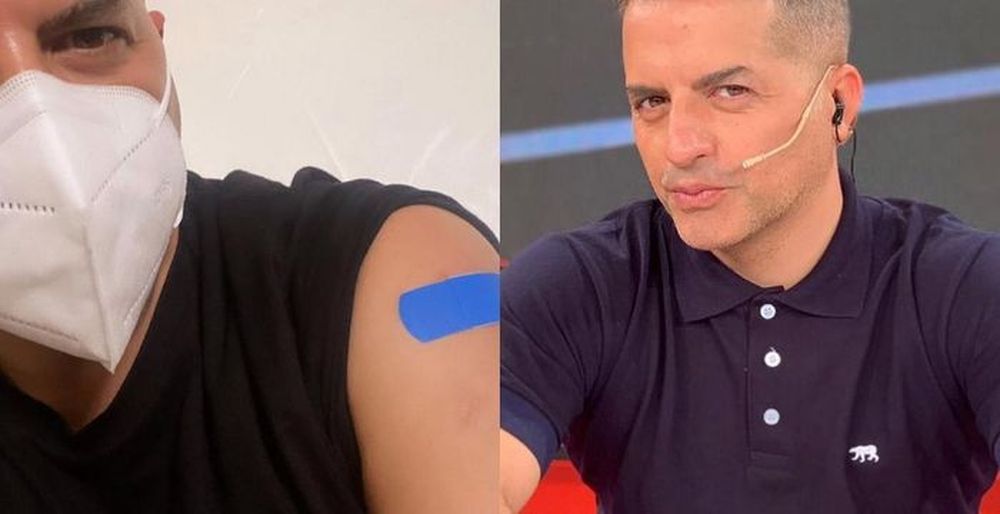 Ángel de Brito se vacunó contra el Covid en Miami: “Estoy muy contento”