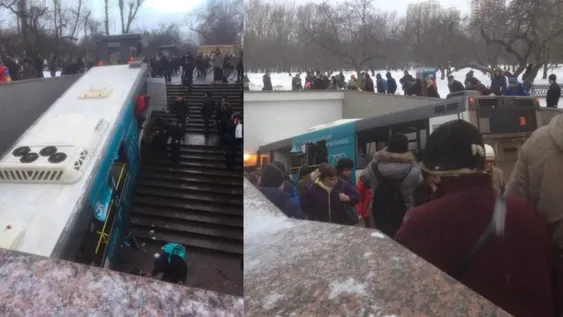 Al menos 4 muertos y 15 heridos al ser atropellados por un autobús en Moscú