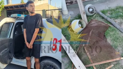 Con el fin de robar, produjo destrozos en una casa, lo que no sabía, era que policías lo observaban desde un domicilio colindante
