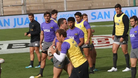 Los Pumas entrenaron en el Bicentenario y ya esperan por el partido ante Gales