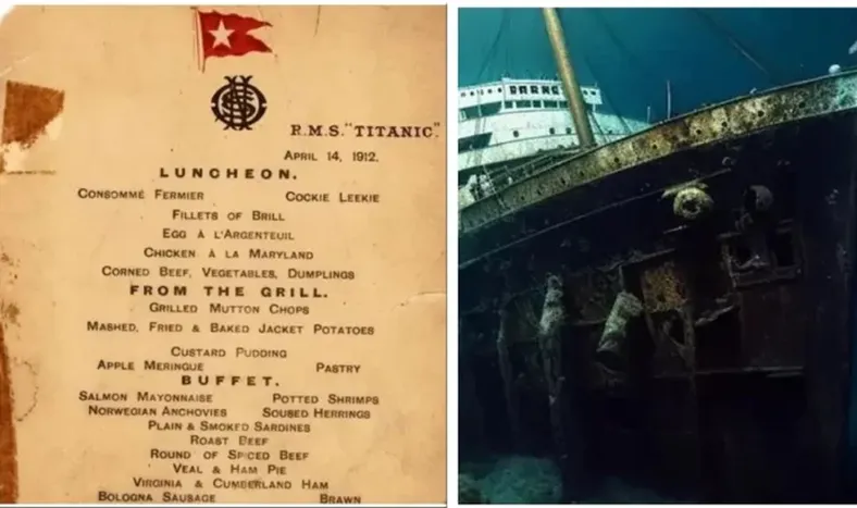 Subasta: pagaron más de US$ 100.000 por un menú del Titanic