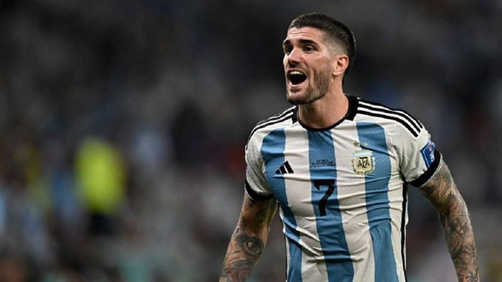 De Paul tiene una molestia física y está en duda frente a Países Bajos