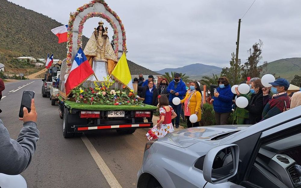 La Virgen peregrina de Andacollo de Chile cruzará la Cordillera para visitar San Juan durante tres dias. La imagen llega el próximo viernes.