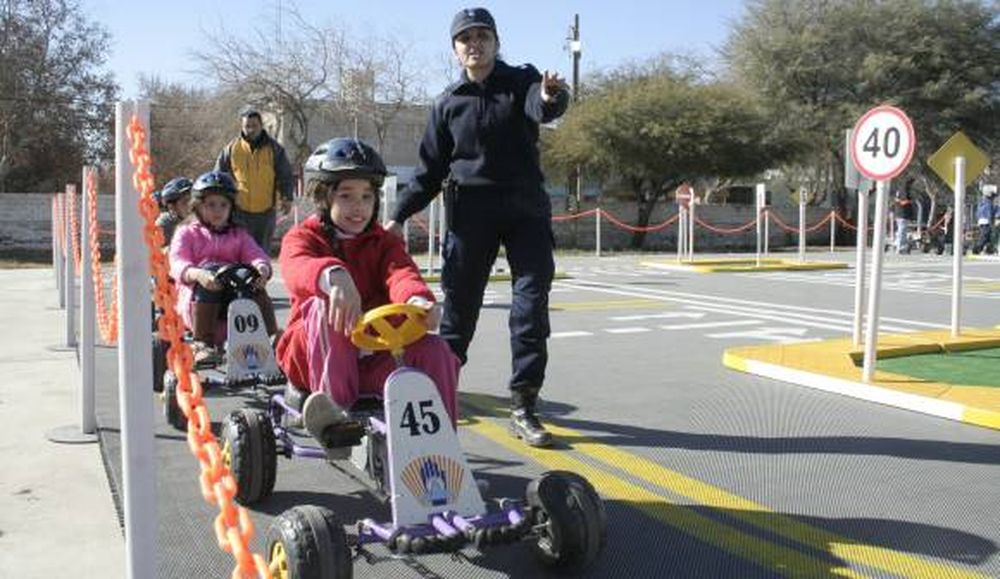 Una pista vial para los más chiquitos
