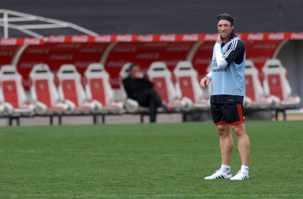 Pavone, Funes Mori y Ortega, se entrenaron