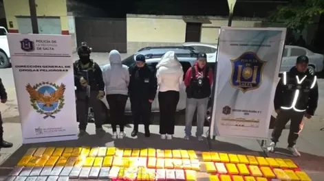 La Policía de Salta incautó más de 89 kilos de cocaína en Colonia Santa Rosa
