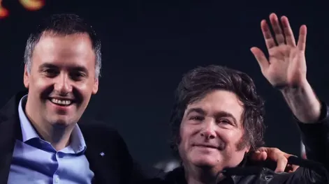 Adorni y Milei, otra vez se mostrarán juntos.