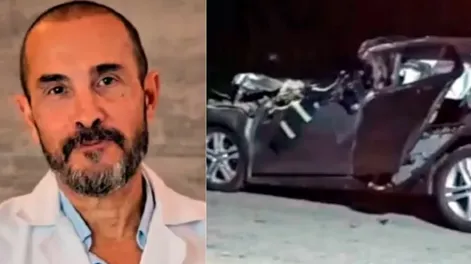 Murió un reconocido médico de Mar del Plata que chocó con un acoplado que se desprendió de un camión