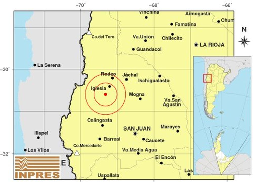 Un temblor de escasa profundidad hizo mover la mañana sanjuanina