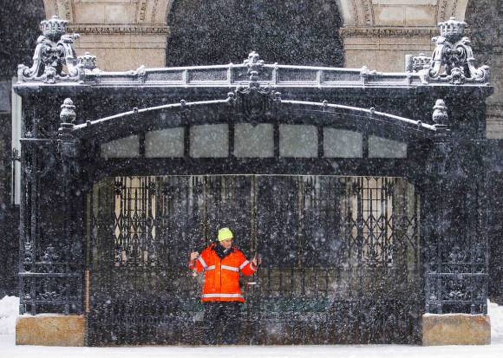 Estados Unidos bajo nieve