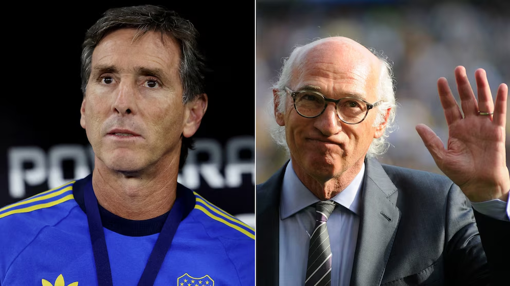 Claudio Úbeda y Carlos Bianchi.