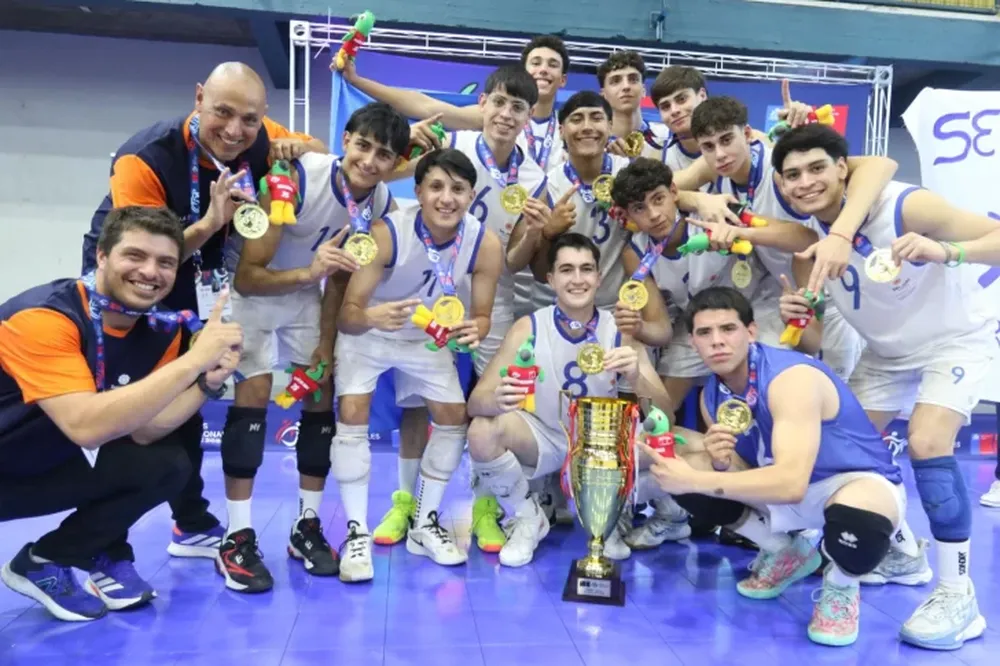 La selección de vóley masculino venció a Metropolitana y ganaron el oro en los Binacionales