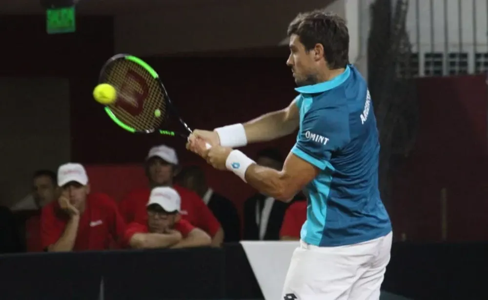 Guido Pella se recuperó en el final, venció a Galán y Argentina lidera la serie por 2-0
