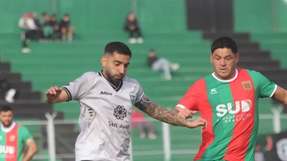 Caída. San Martín, con Seba González como capitán, no pudo con Agropecuario que tuvo a Gagliardi como su goleador.