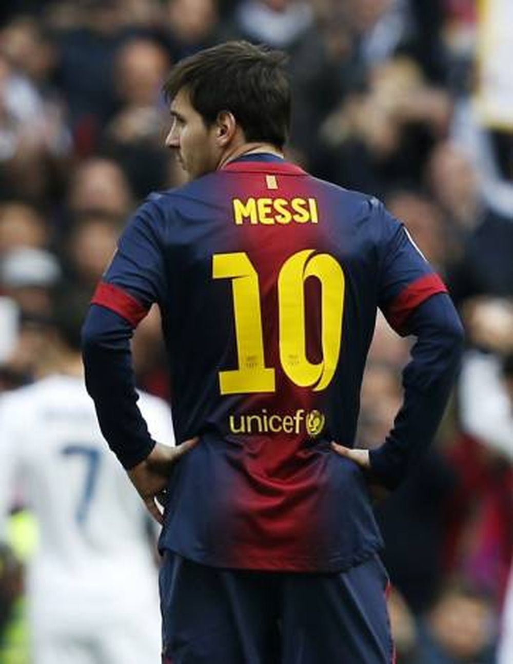 Messi y el Barsa ante Milan, en partido clave