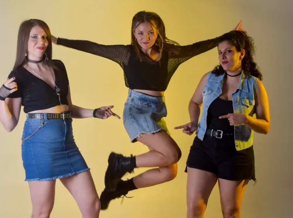 Las Juana Sonora:  Lucía Sánchez, Cecilia Tejada Castaño y Alba Sánchez Lucero (Foto Gentileza @NegroChecho)