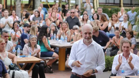 Larreta se lanzó con un mensaje de campaña “antigrieta” y OK de Macri