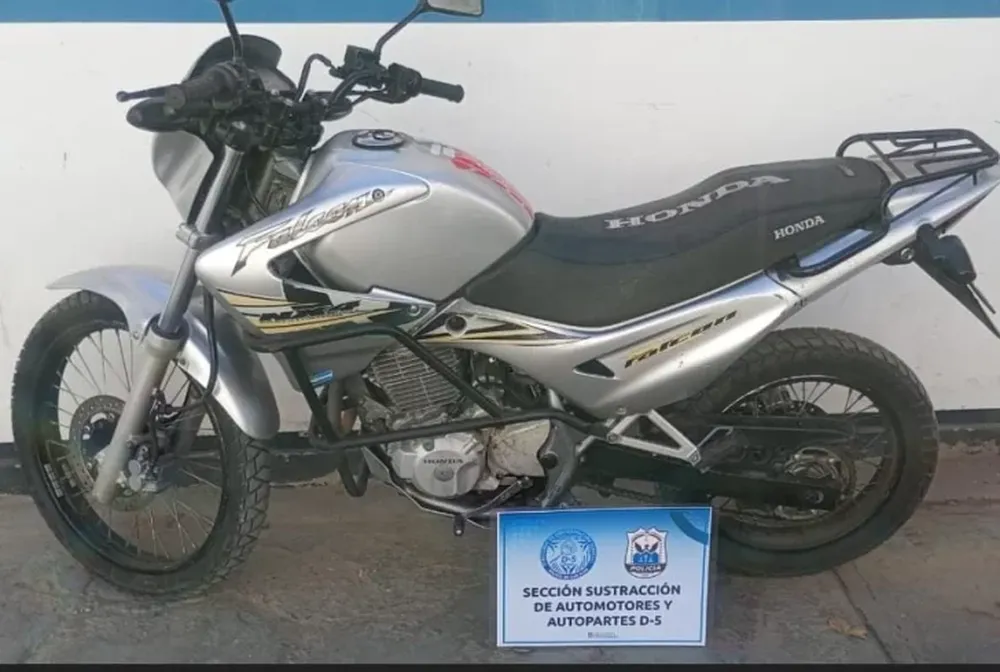 Secuestraron una moto con numeración adulterada y papeles truchos