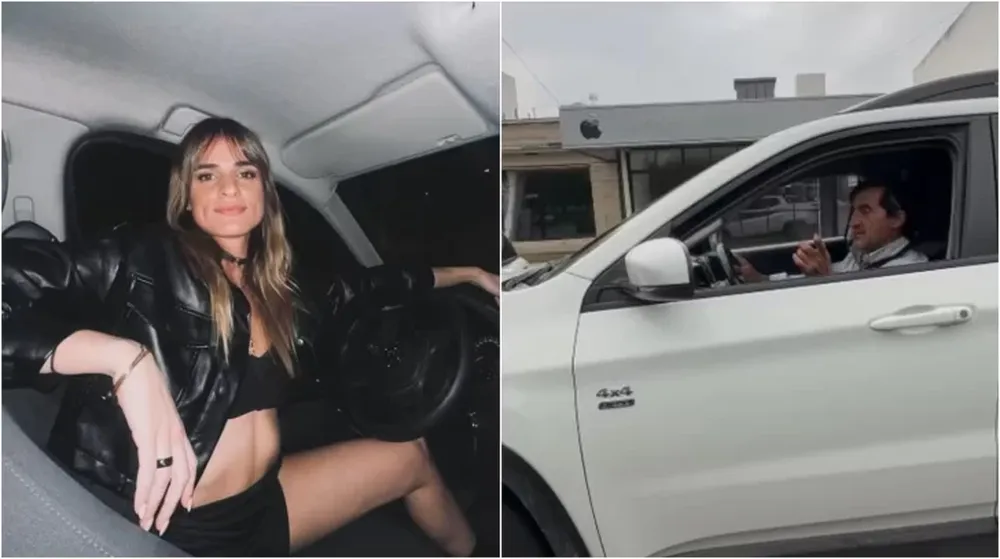 Dos jóvenes le reclamaron que había tirado la basura en la calle y los chocó con su camioneta