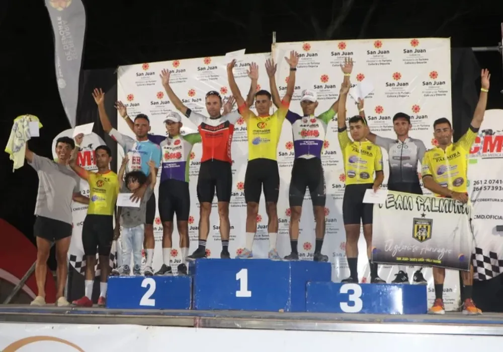 Ganador. Fabio Figueroa volvió a demostrar su excelente momento en el ciclismo libre y ganó la Vuelta a Jáchal.