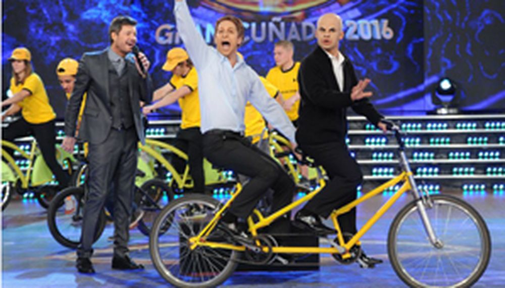 Larreta y Santilli, en bicicleta a “Gran Cuñado”
