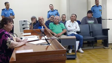 El cumplimiento se debió a una cuestión ajena a los implicados. En la audiencia estuvieron presente ocho de los 10 imputados. Para el resto, se reprogramó.