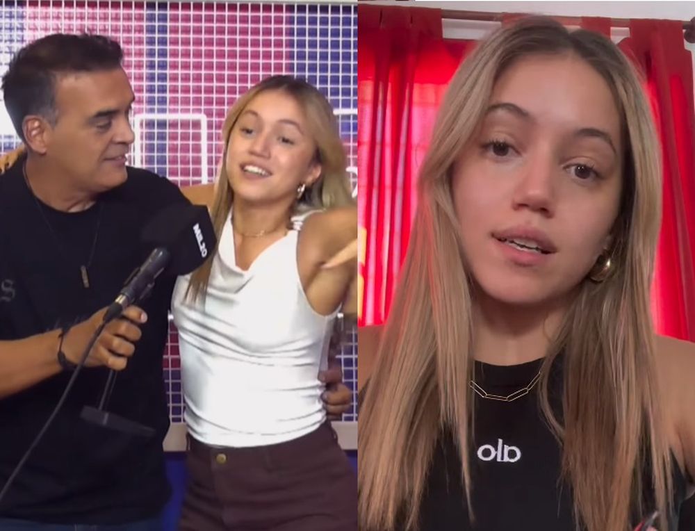 Tras el viral con Ale Ceberio, la conductora de San Juan respondió: Me están tirando hate por ser mujer y rubia.