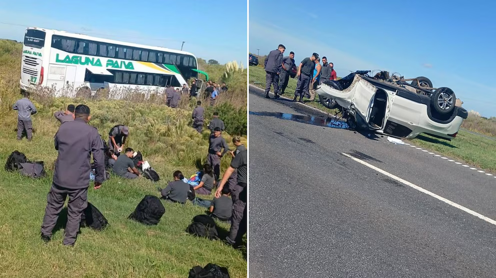 Impactante choque terminó con dos muertos y varios heridos en Ruta 14.