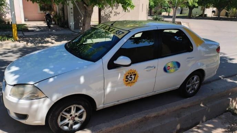 El taxi que Musu alquiló. Denunció en la Central de Policía.&nbsp;