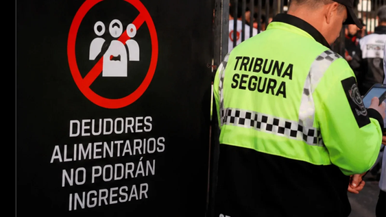 tribuna segura: san juan aplicara la restriccion a deudores alimentarios en eventos nacionales, pero no hay definiciones en los partidos locales