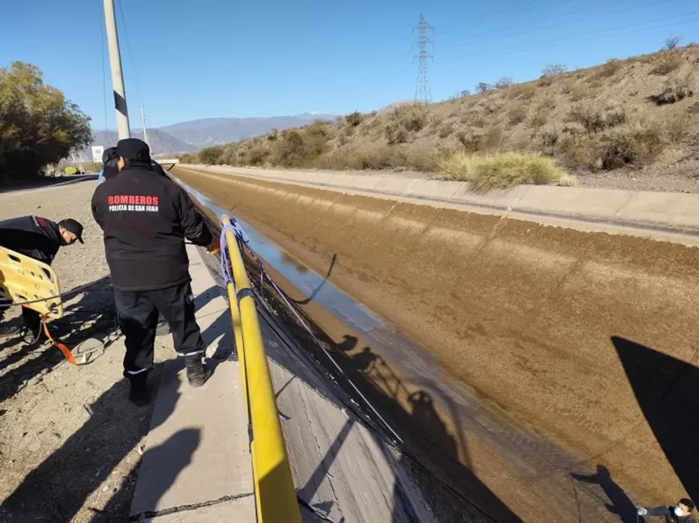 El cuerpo hallado en un canal de Ullum era el del puestero desaparecido hace 8 días