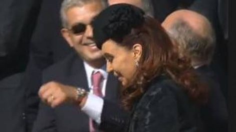 Cristina Kirchner, en primera fila para la asunción