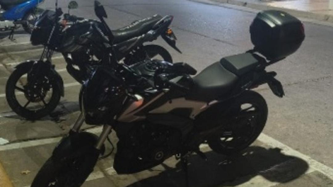 La motocicleta BajajDominar 250.