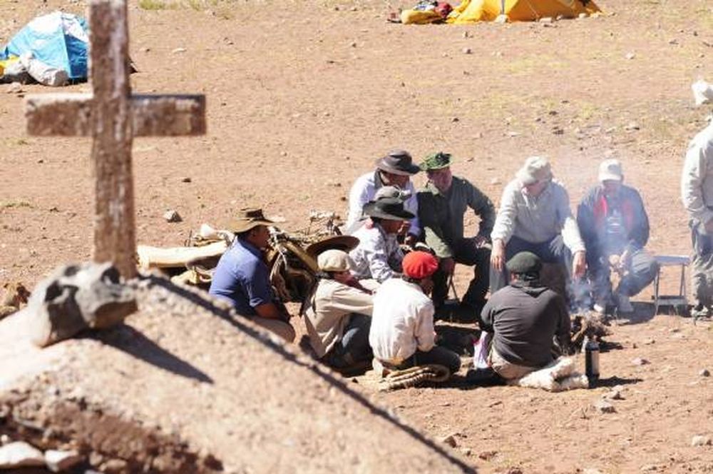 Hubo pesca, fogón y turnos para la  ducha en la jornada de descanso