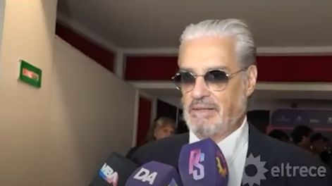 Roberto Pettinato respondió en un móvil sobre la situación de su hijo Felipe, acusado de homicidio.