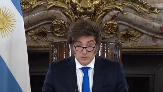 El presidente Javier Milei.