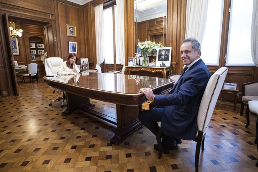 Cristina Kirchner y Daniel Scioli se reunieron luego del armado de listas