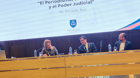 La presidenta de la Junta Federal de Cortes reivindicó en San Juan los juicios por jurados y la relación con el periodismo