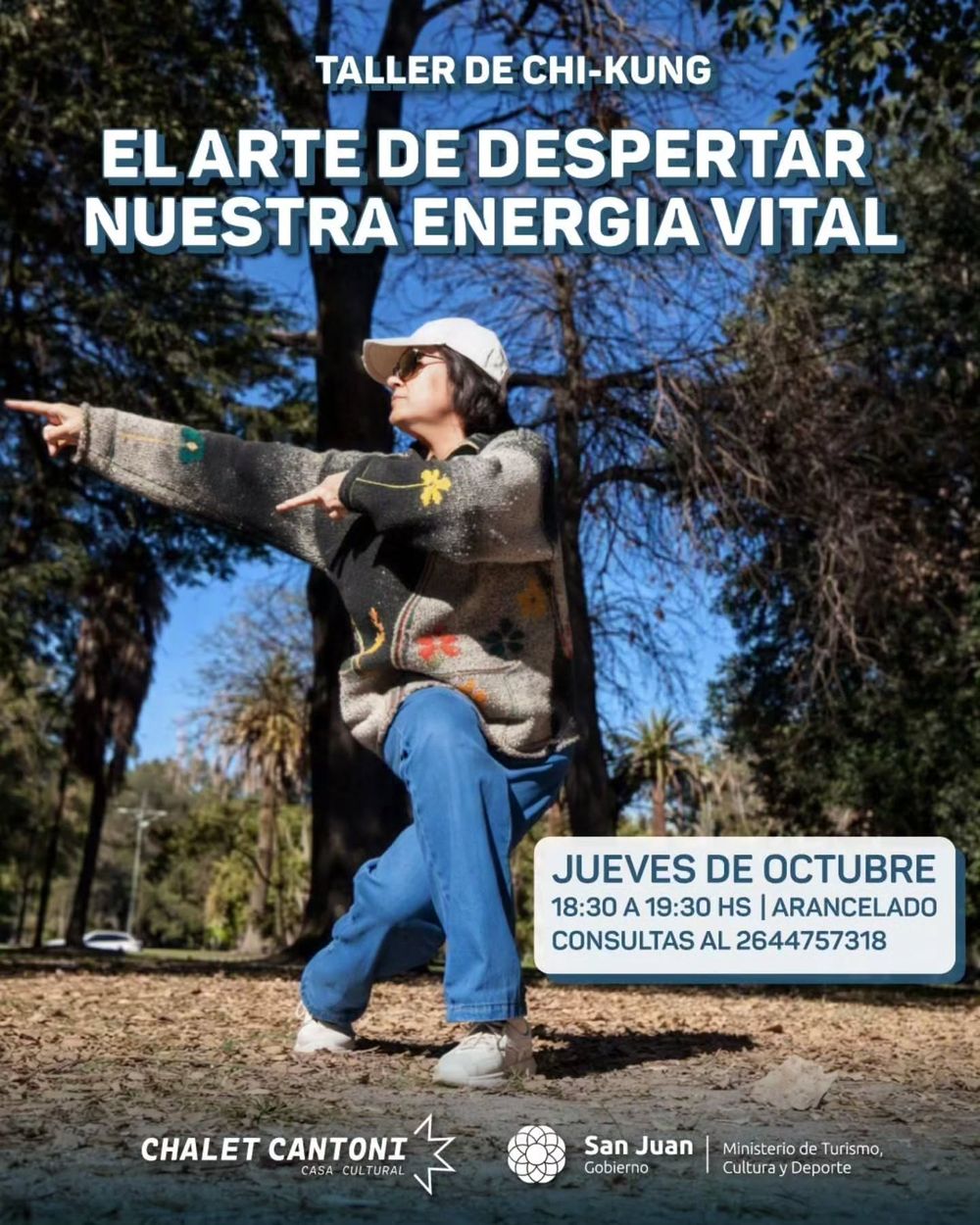 Chi-Kung, el arte oriental y milenario de moverse con conciencia busca abrirse camino en San Juan