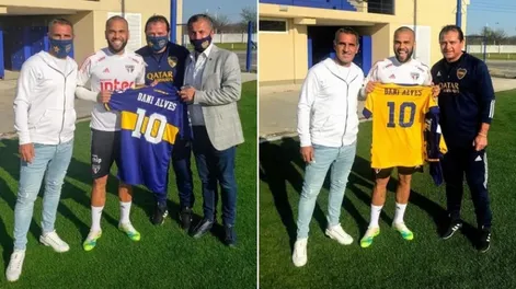Dani Alves y una frase rompecorazones para los hinchas de Boca