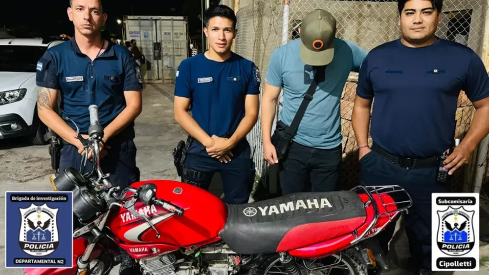 Le robaron la moto y la vio publicada en redes sociales: la Policía la recuperó en Chimbas